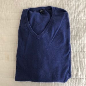 J. Crew Cotton Cashmere Sweater Purple XL